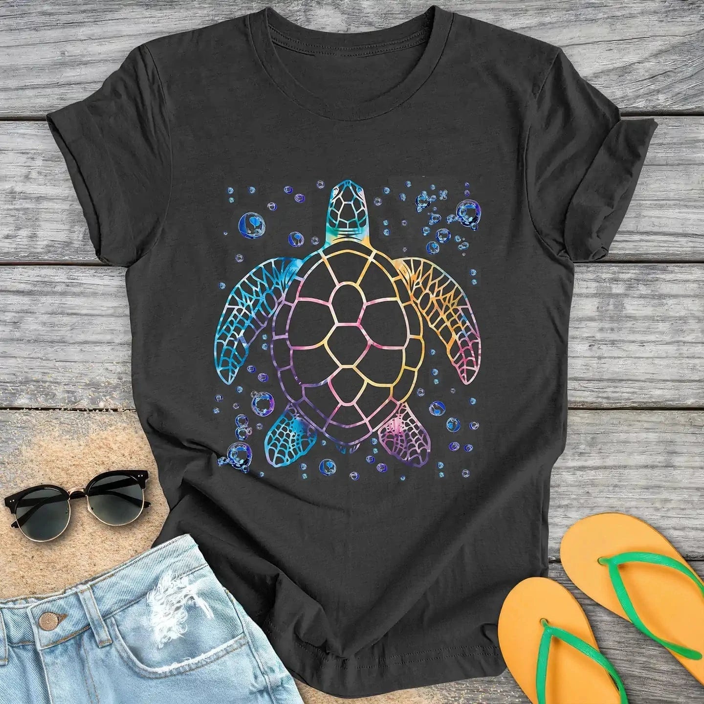 Tie-Dye Turtle Bubbles