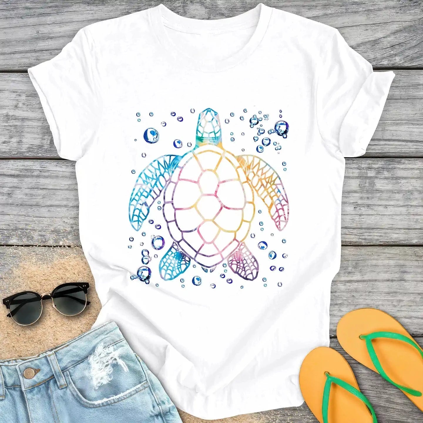 Tie-Dye Turtle Bubbles