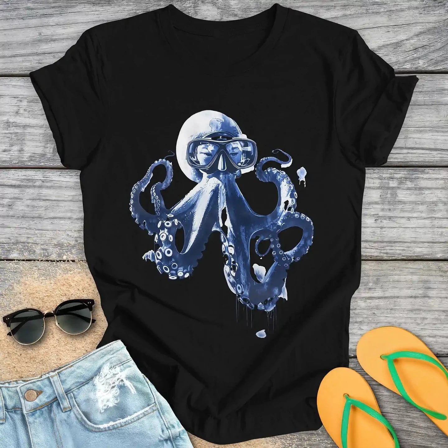 Octopus With Goggles
