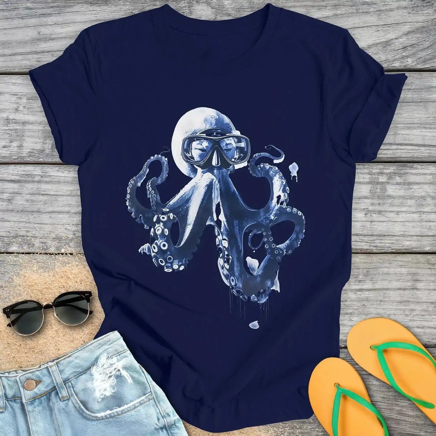 Octopus With Goggles