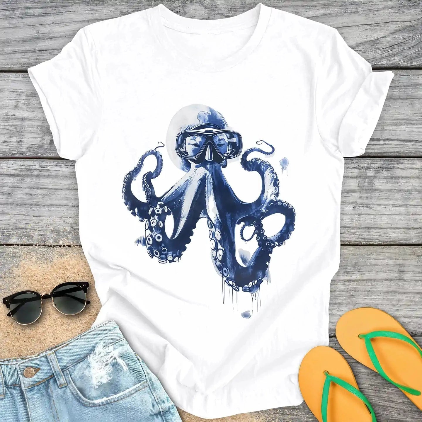 Octopus With Goggles