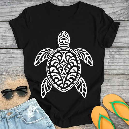 Tribal Sea Turtle Tattoo