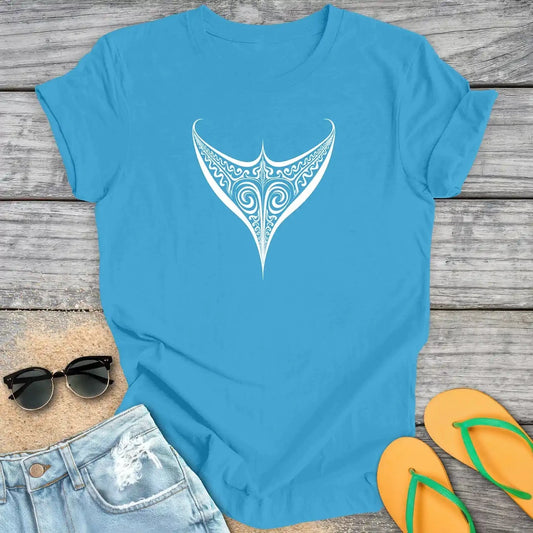 Tribal Manta Ray Tattoo