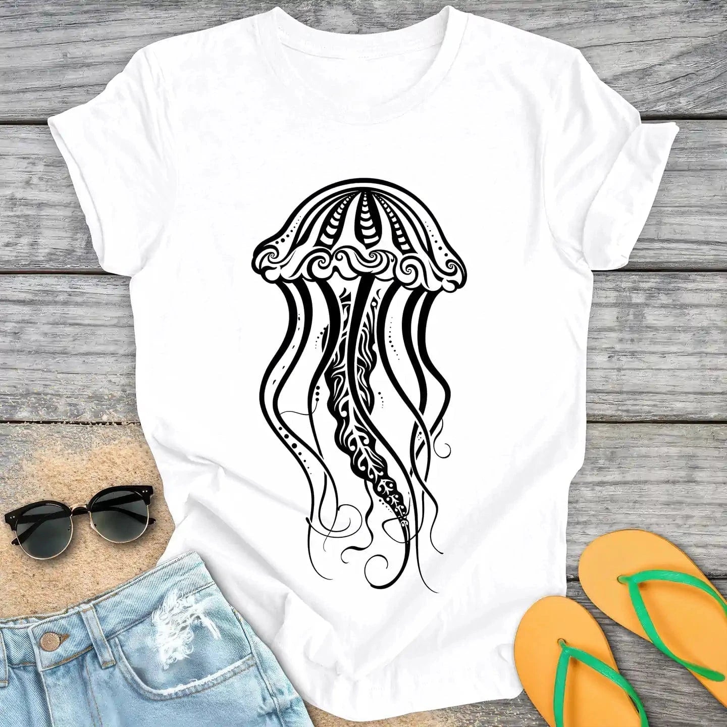 Tribal Jellyfish Tatto