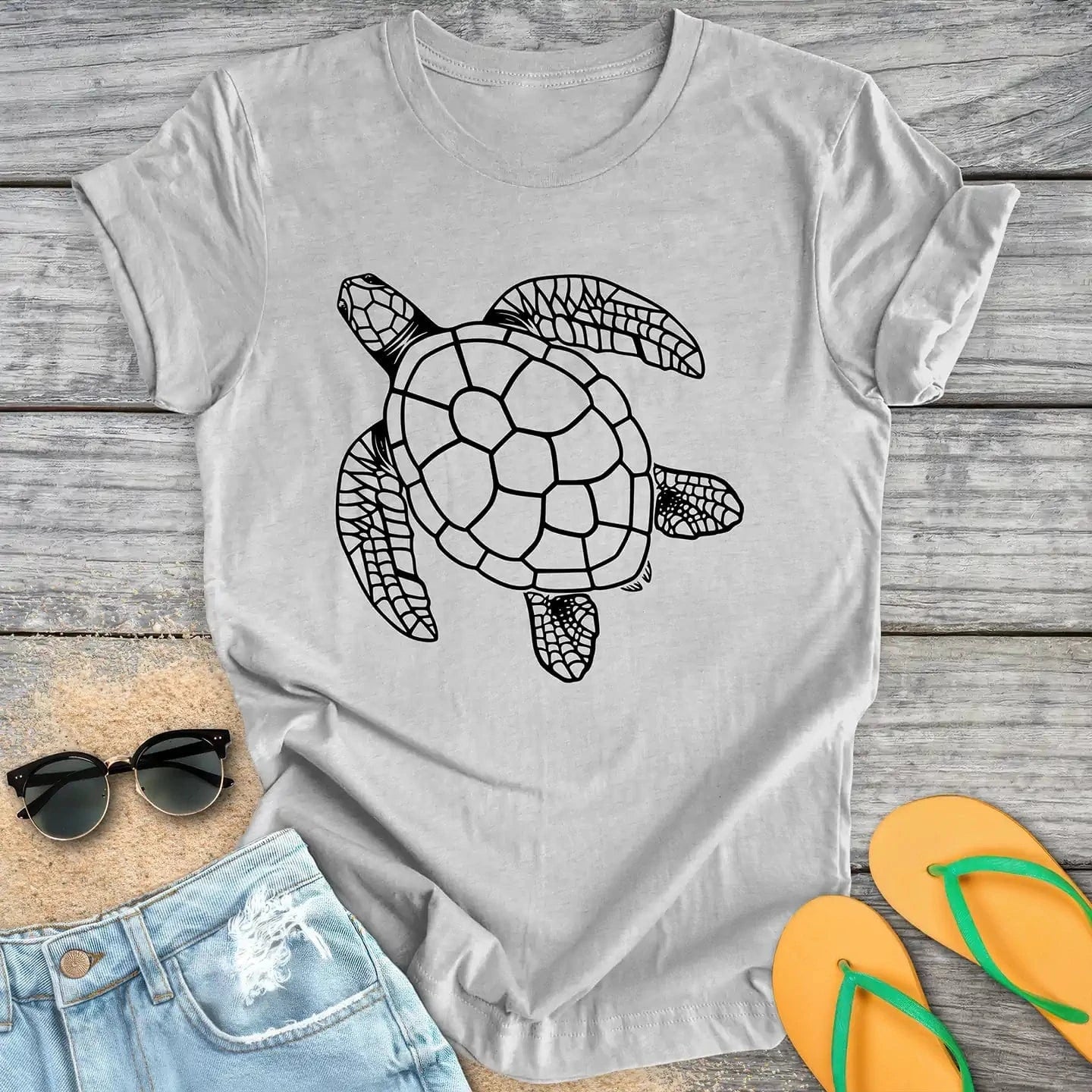 Turtle Line Art
