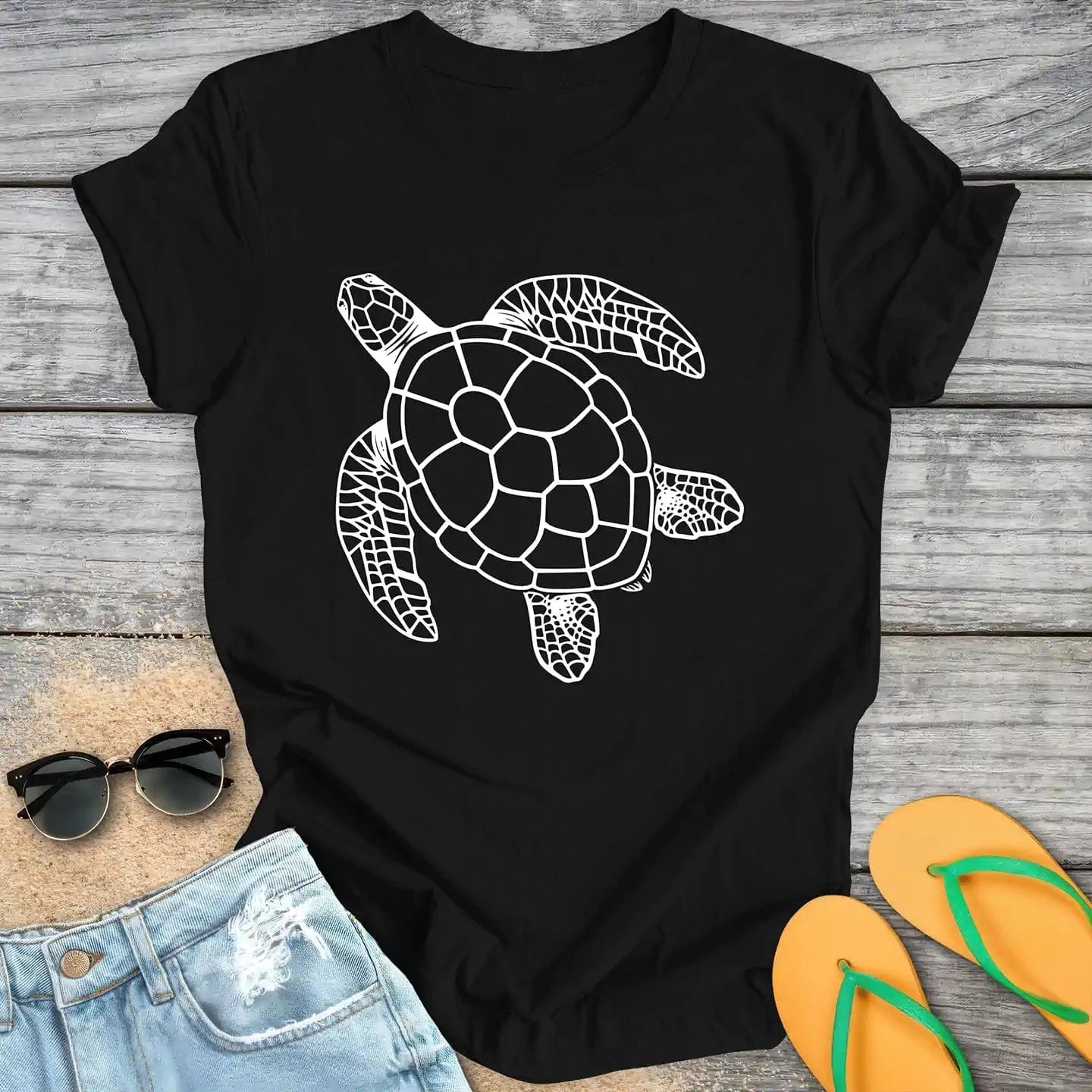 Turtle Line Art