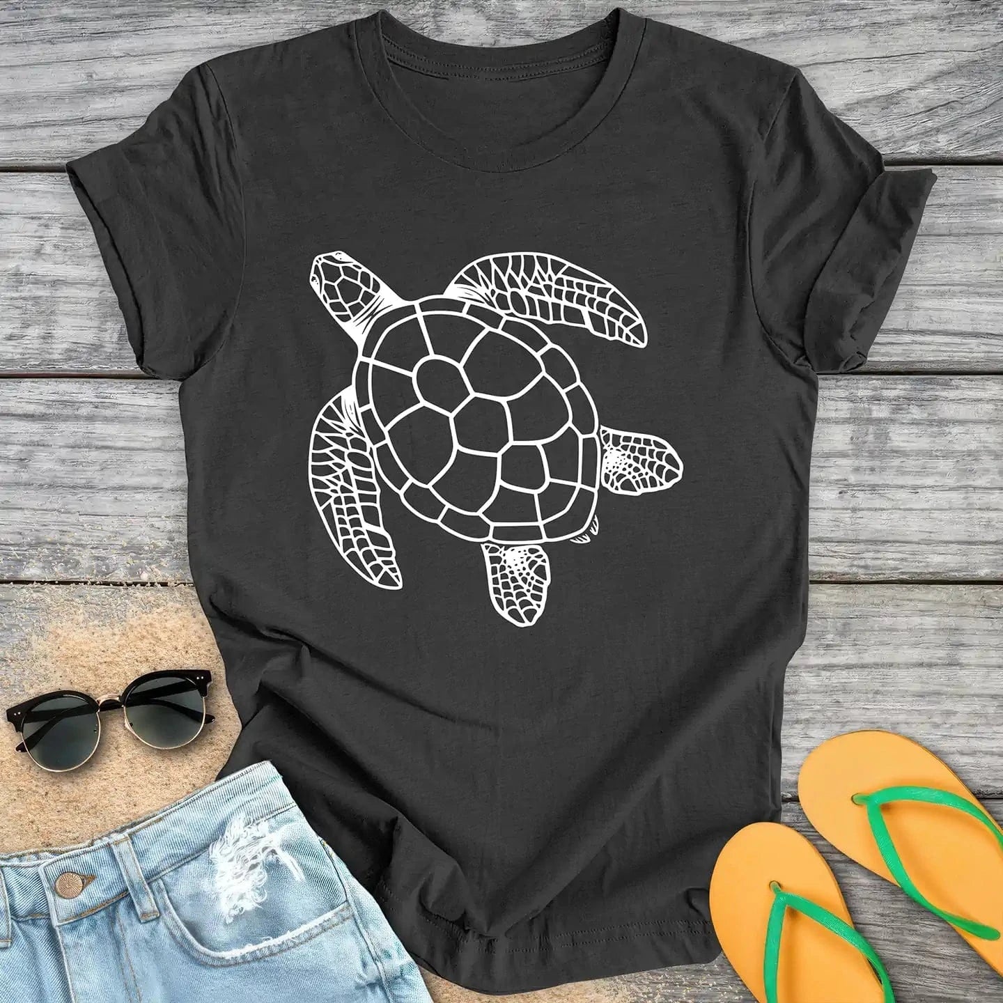 Turtle Line Art