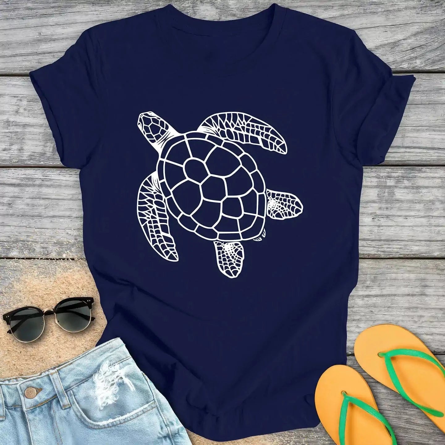 Turtle Line Art