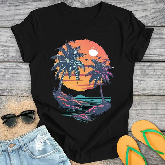 Vintage Retro Hawaii Oceanview