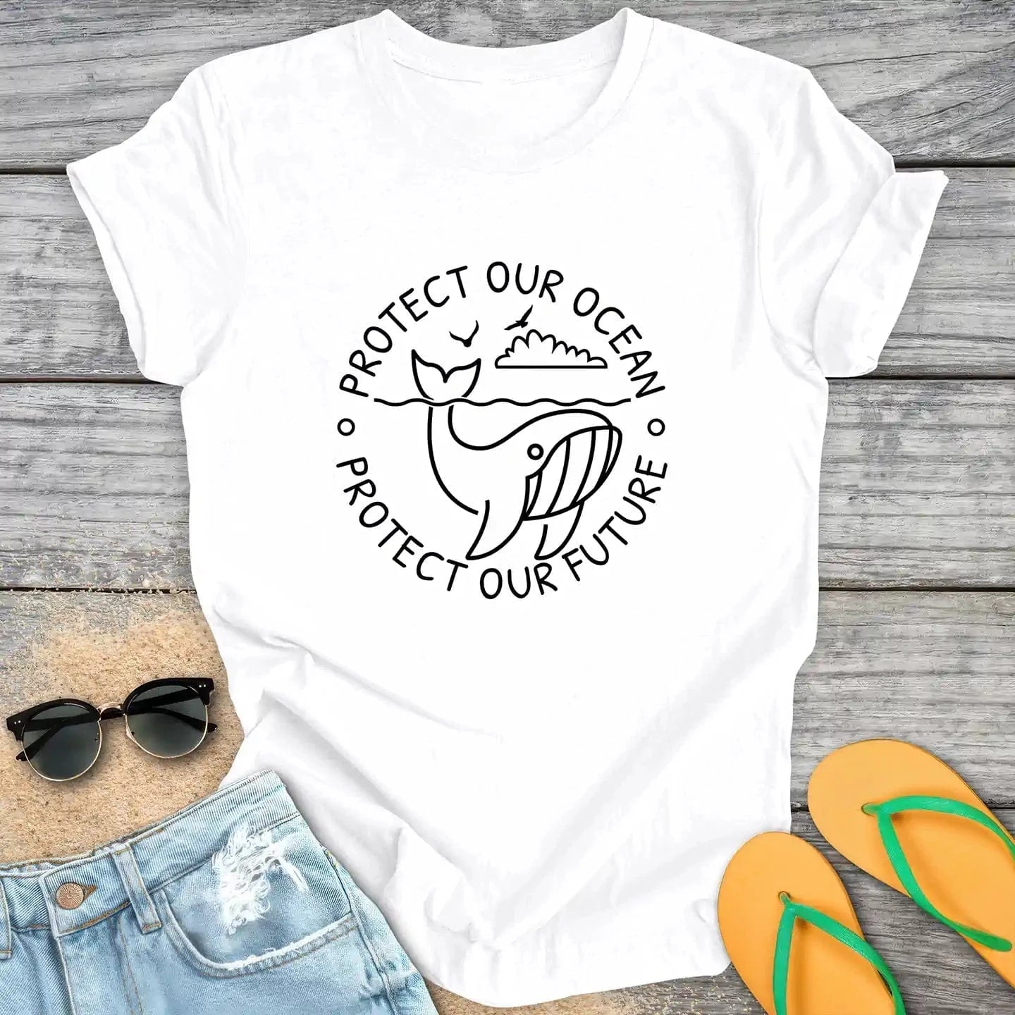 Protect Our Ocean Whale Line