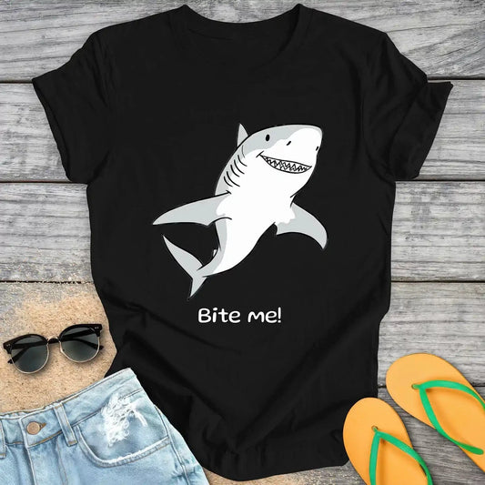 Cute Cartoon Shark Pun