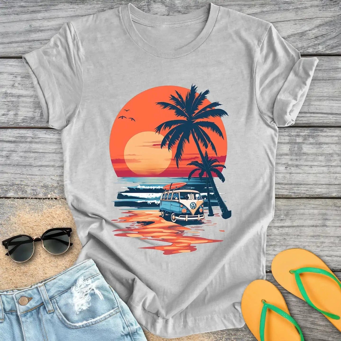 Surfer Beach Van