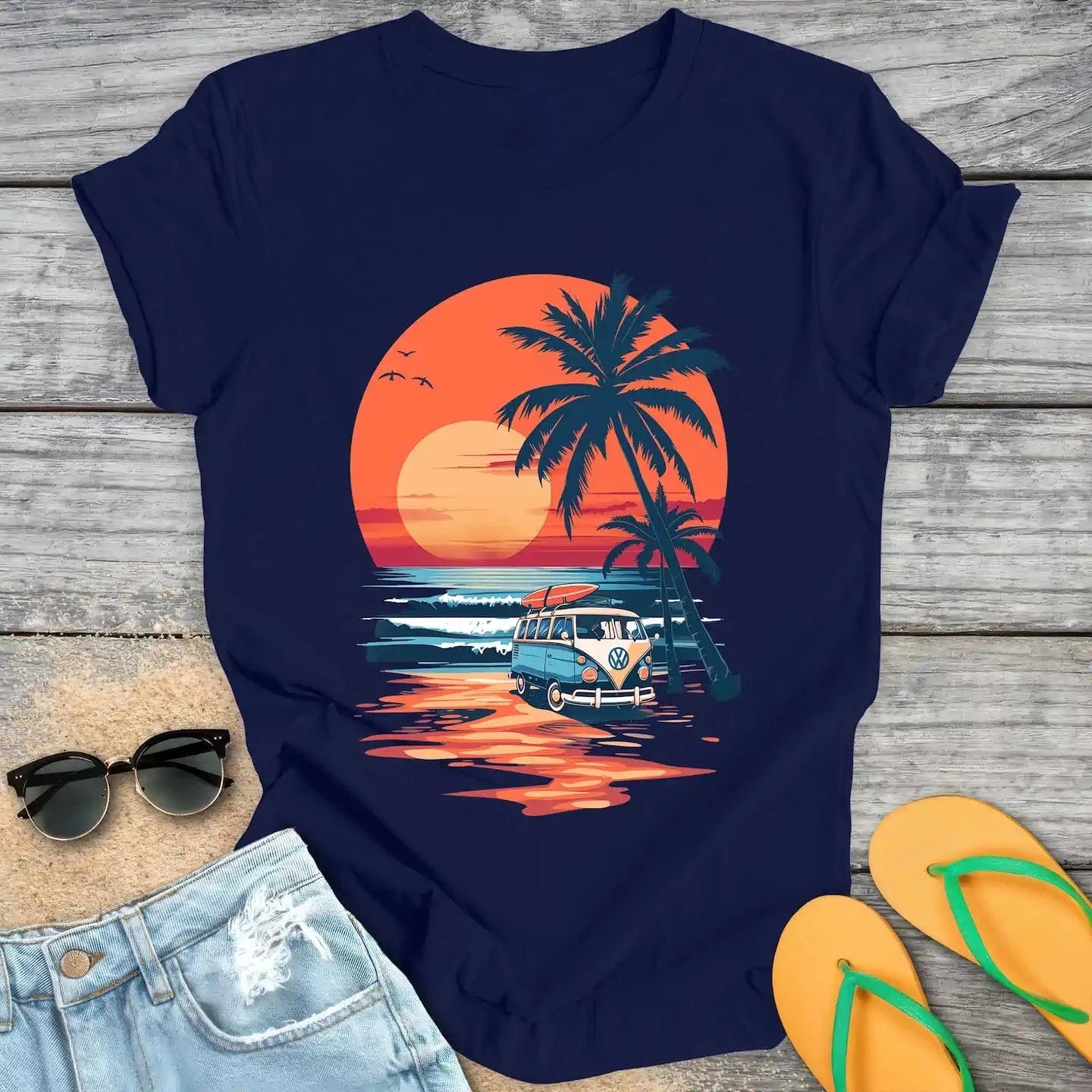 Surfer Beach Van