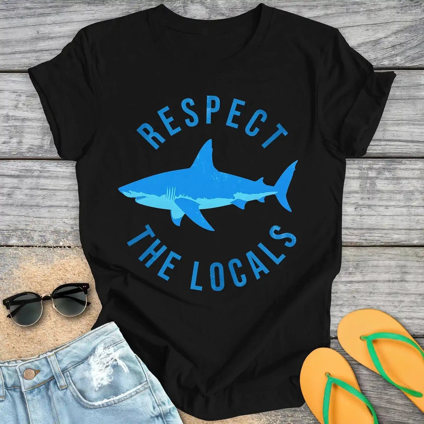 Respect The Locals Shark