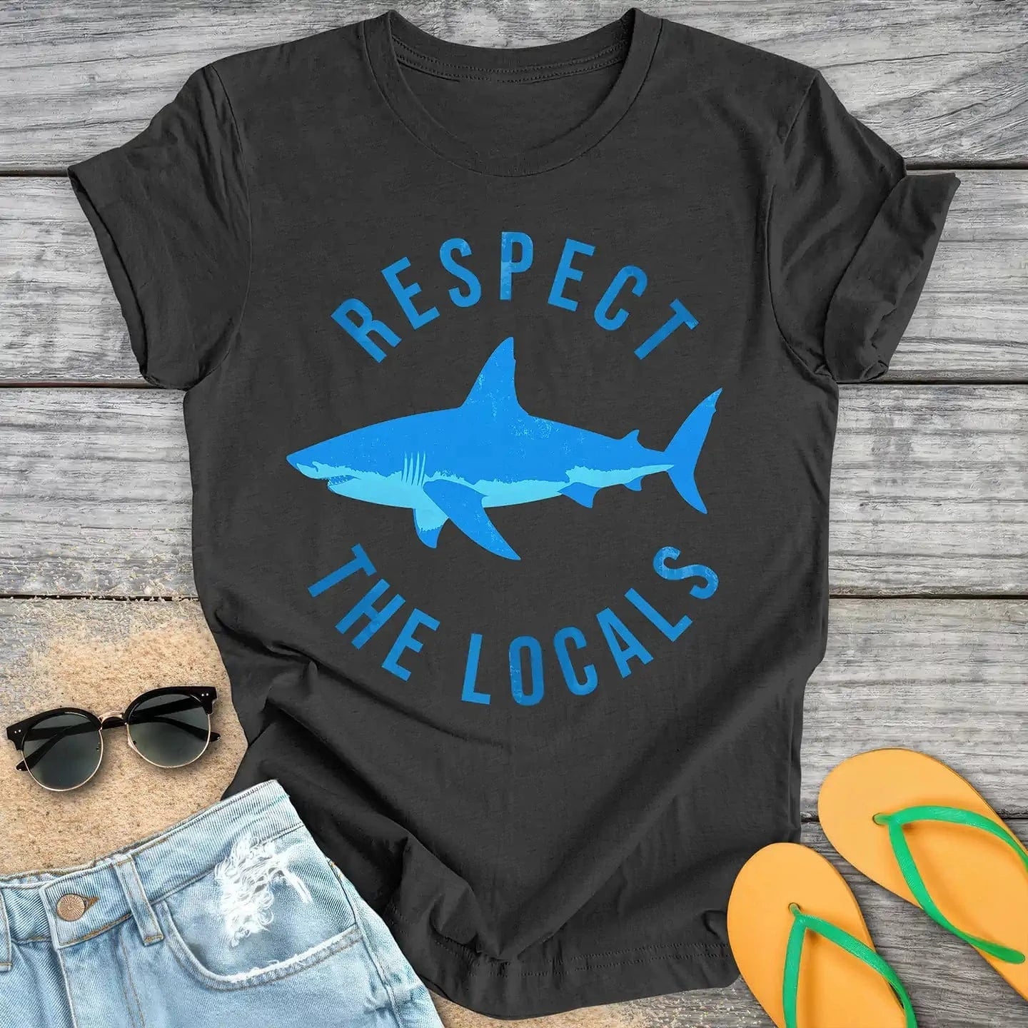 Respect The Locals Shark