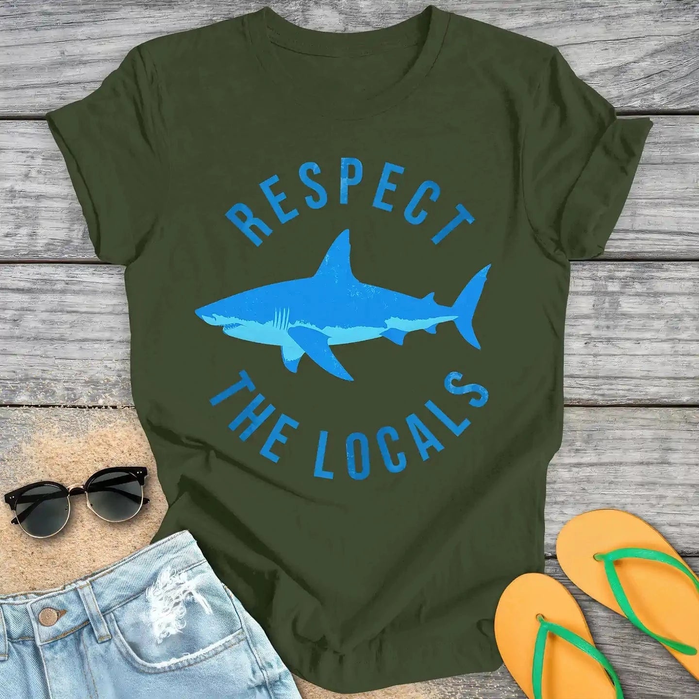 Respect The Locals Shark