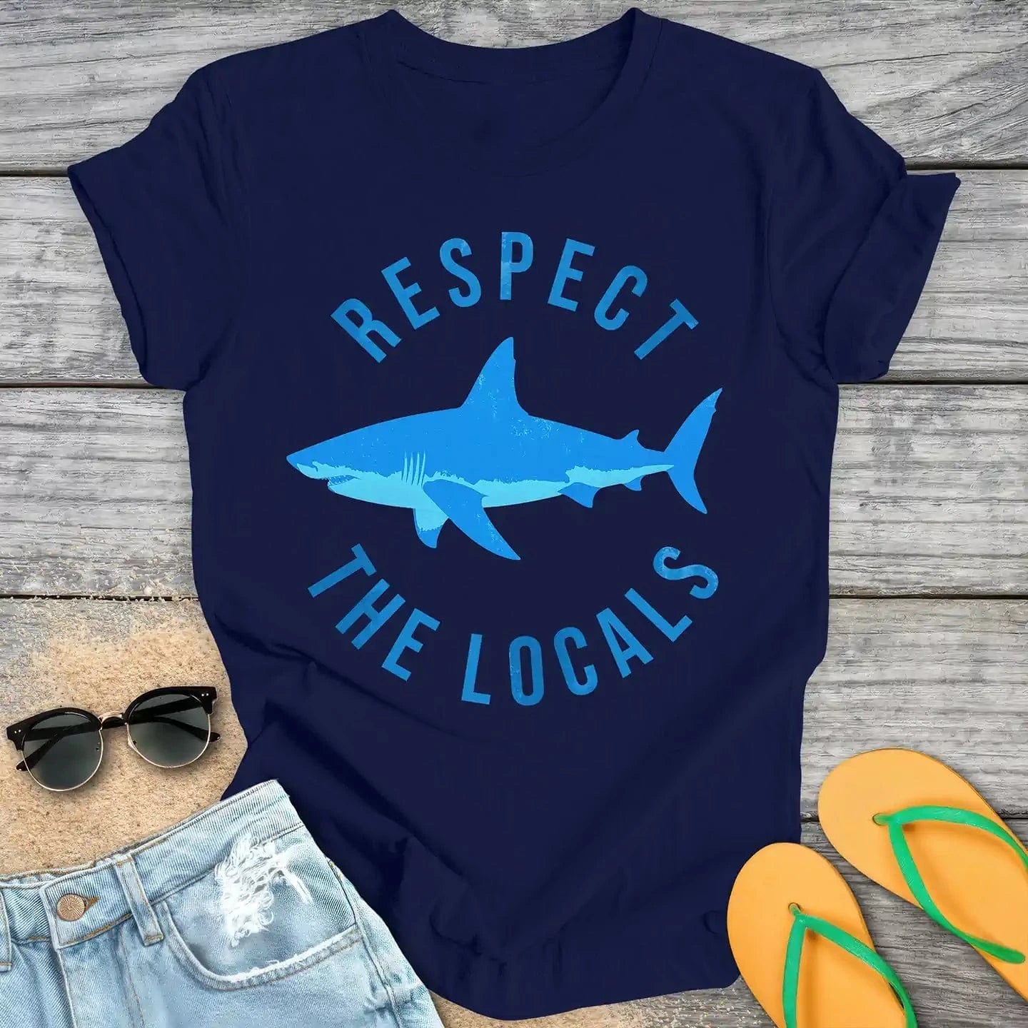 Respect The Locals Shark