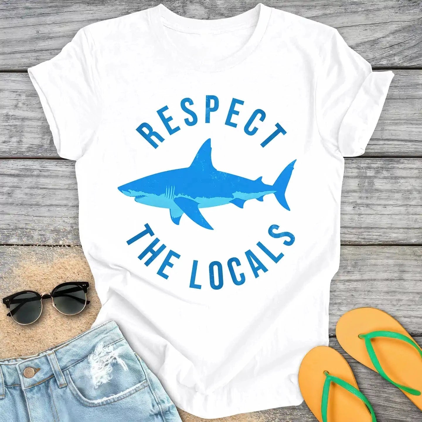 Respect The Locals Shark