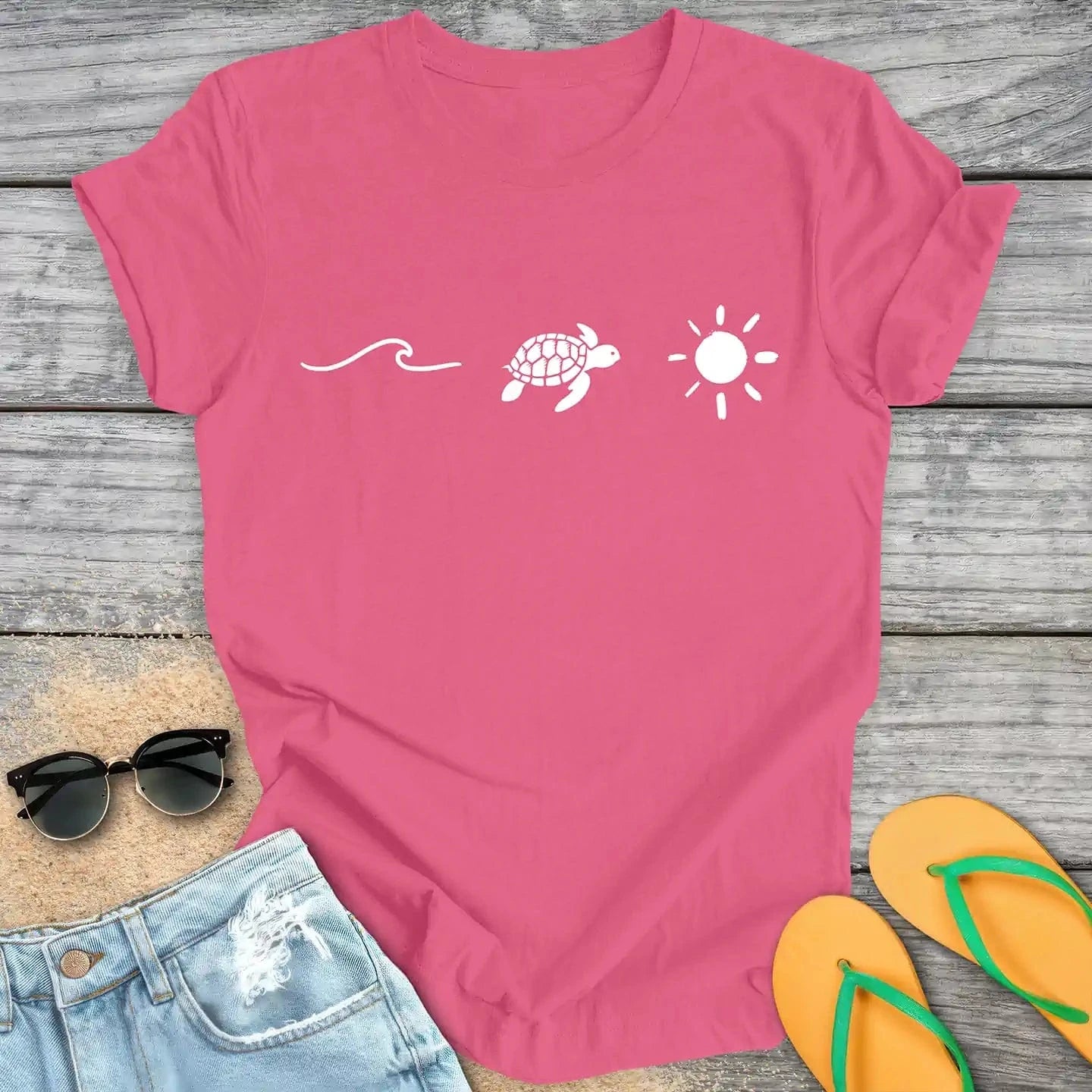 Ocean Turtle Sun