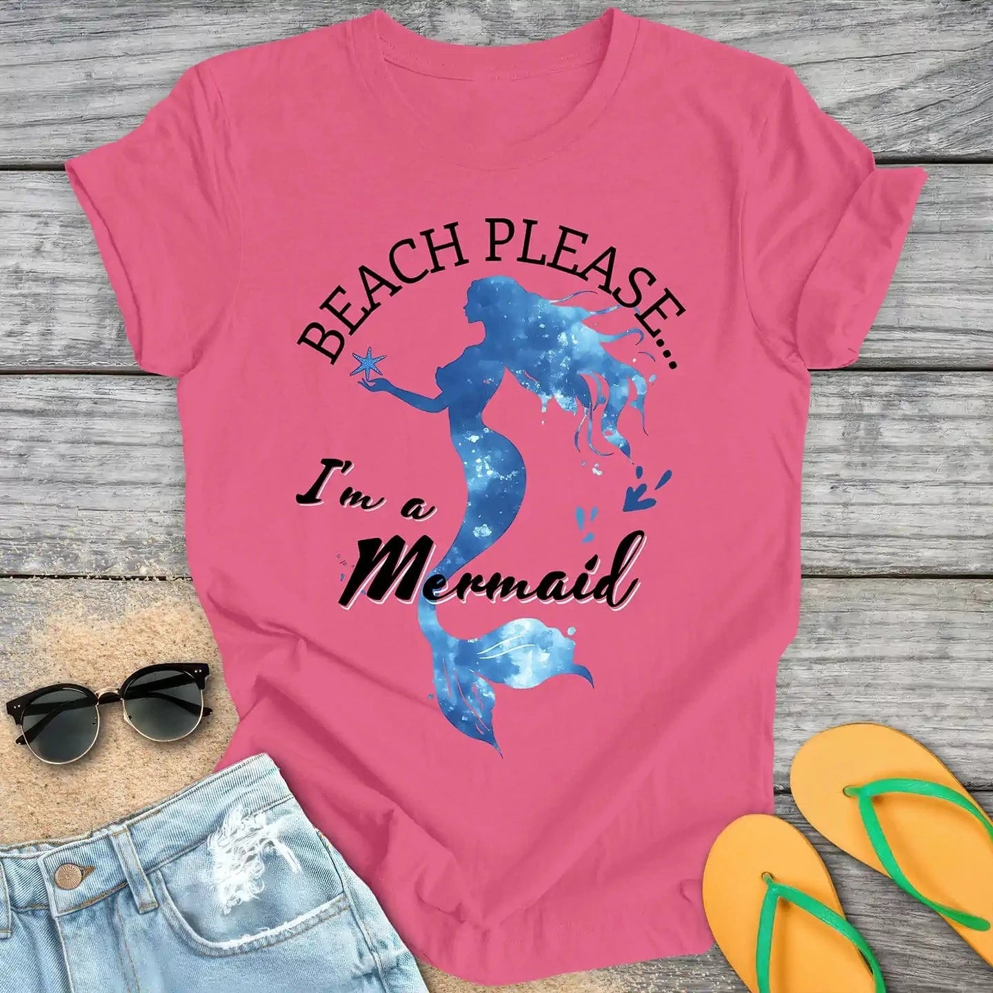Beach Please Mermaid