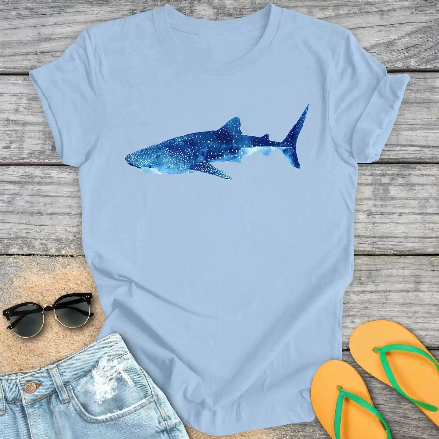 Watercolor Whale Shark