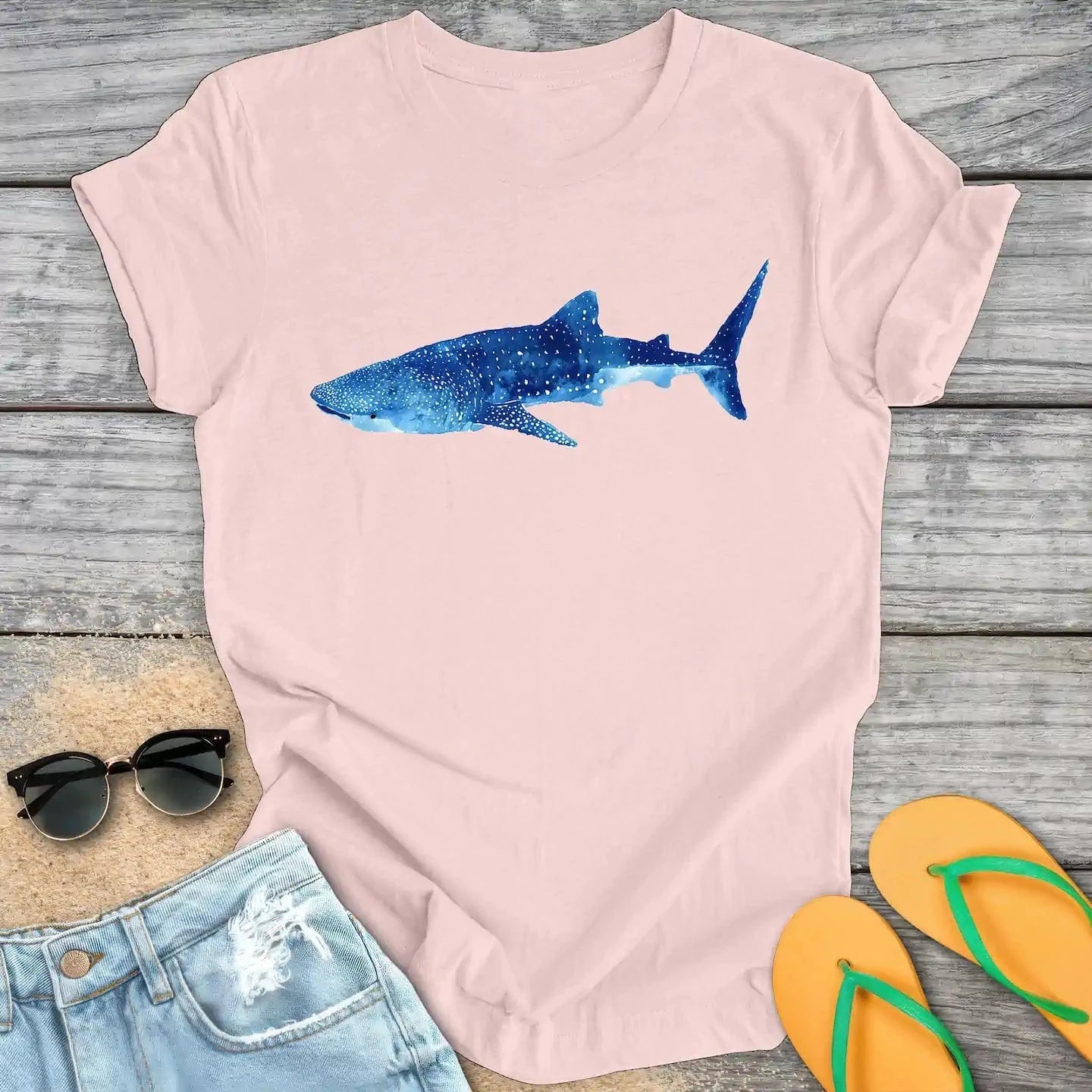 Watercolor Whale Shark