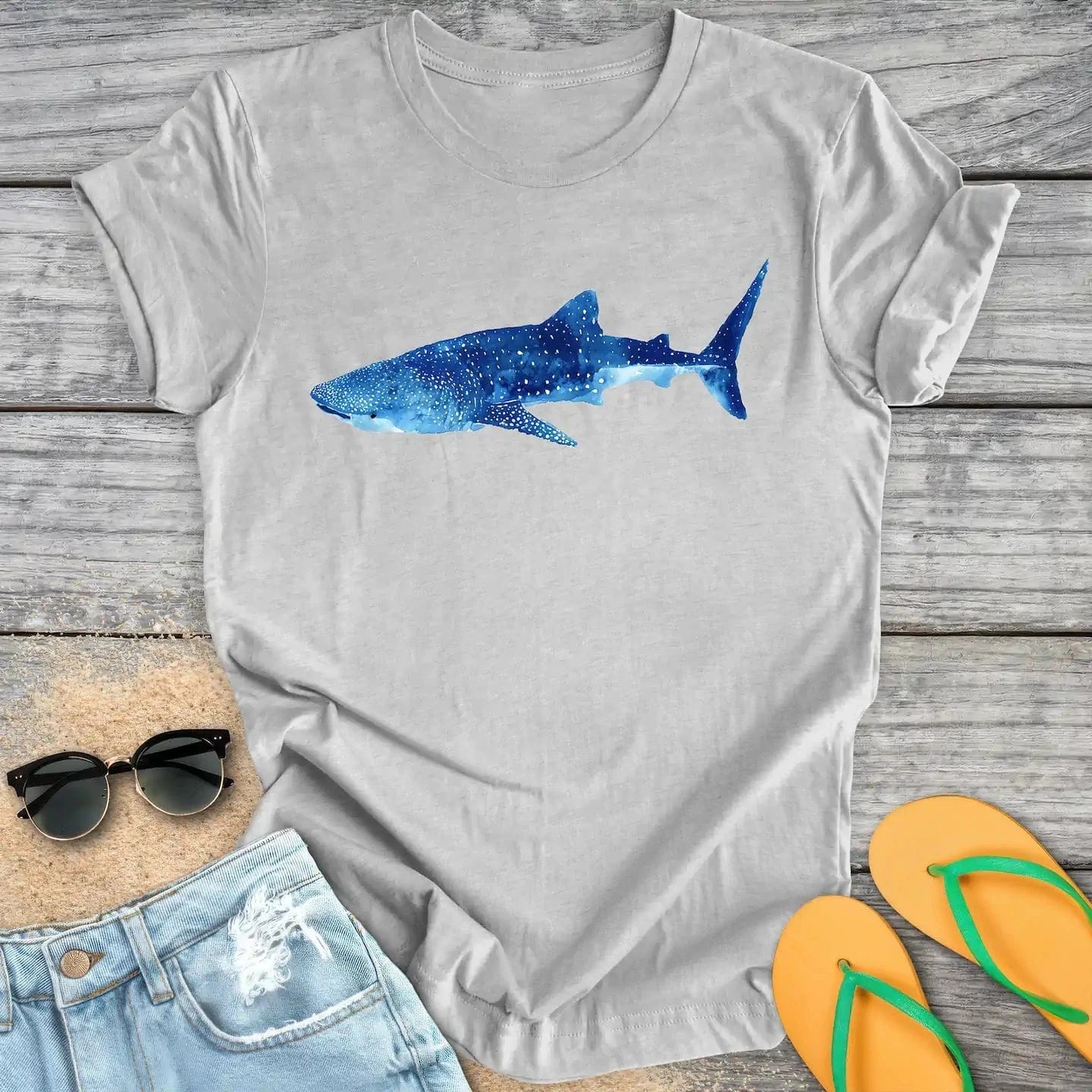 Watercolor Whale Shark