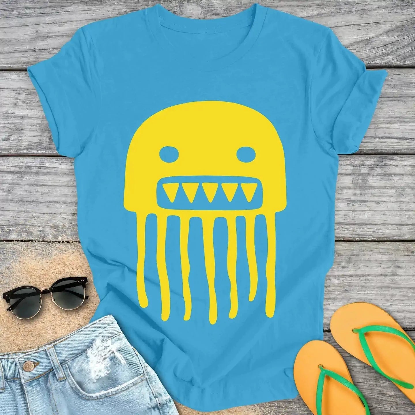 Handdrawn Ugly Jellyfish
