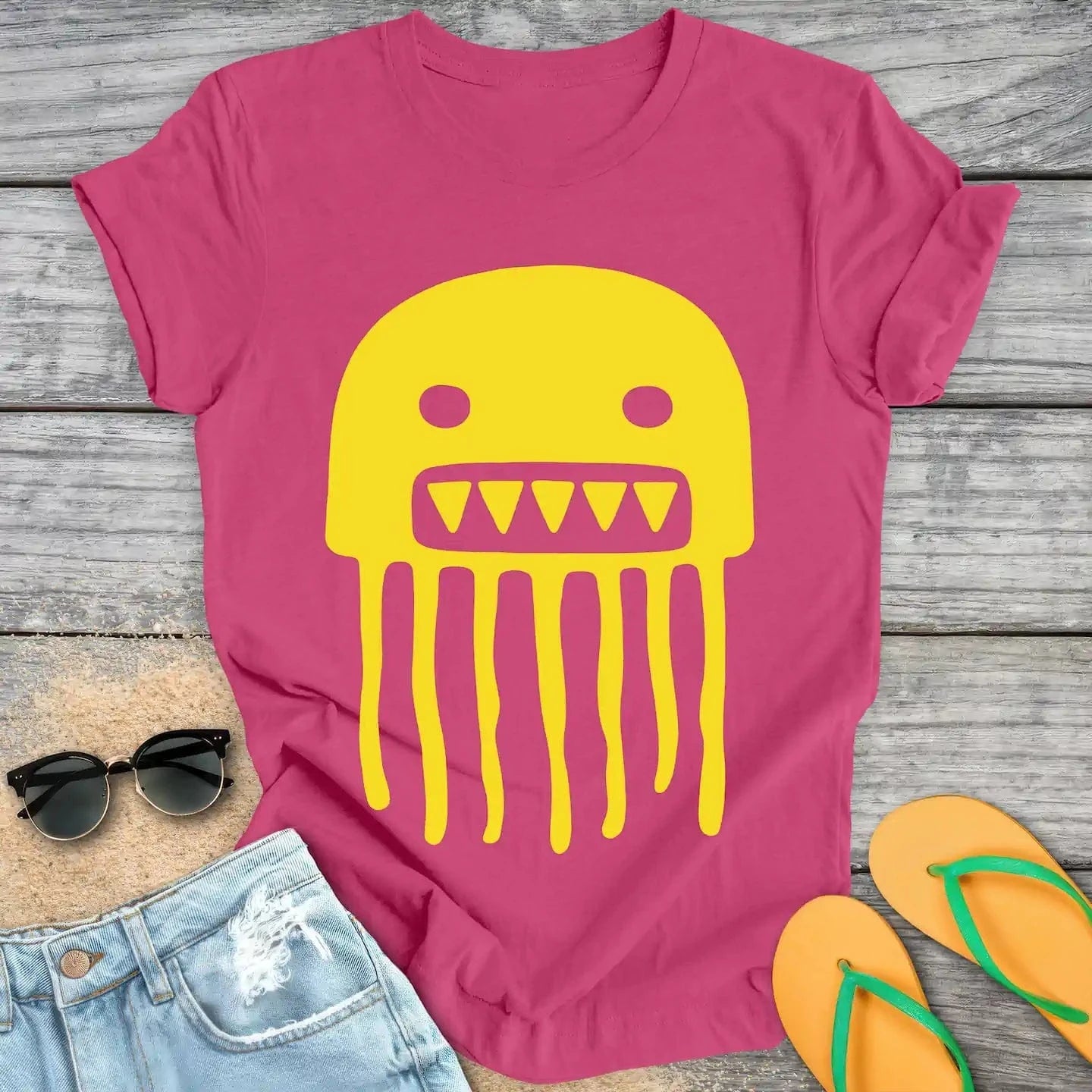 Handdrawn Ugly Jellyfish