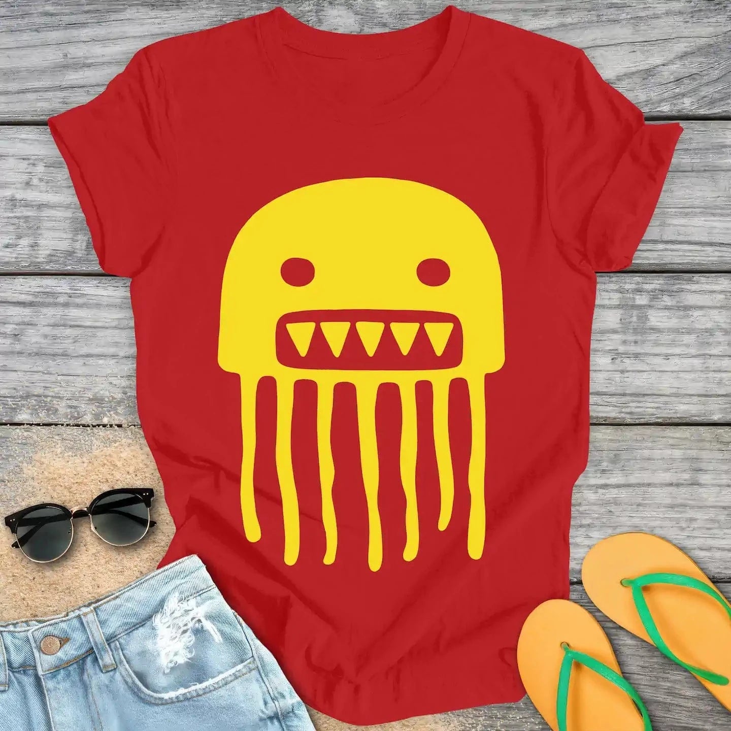 Handdrawn Ugly Jellyfish