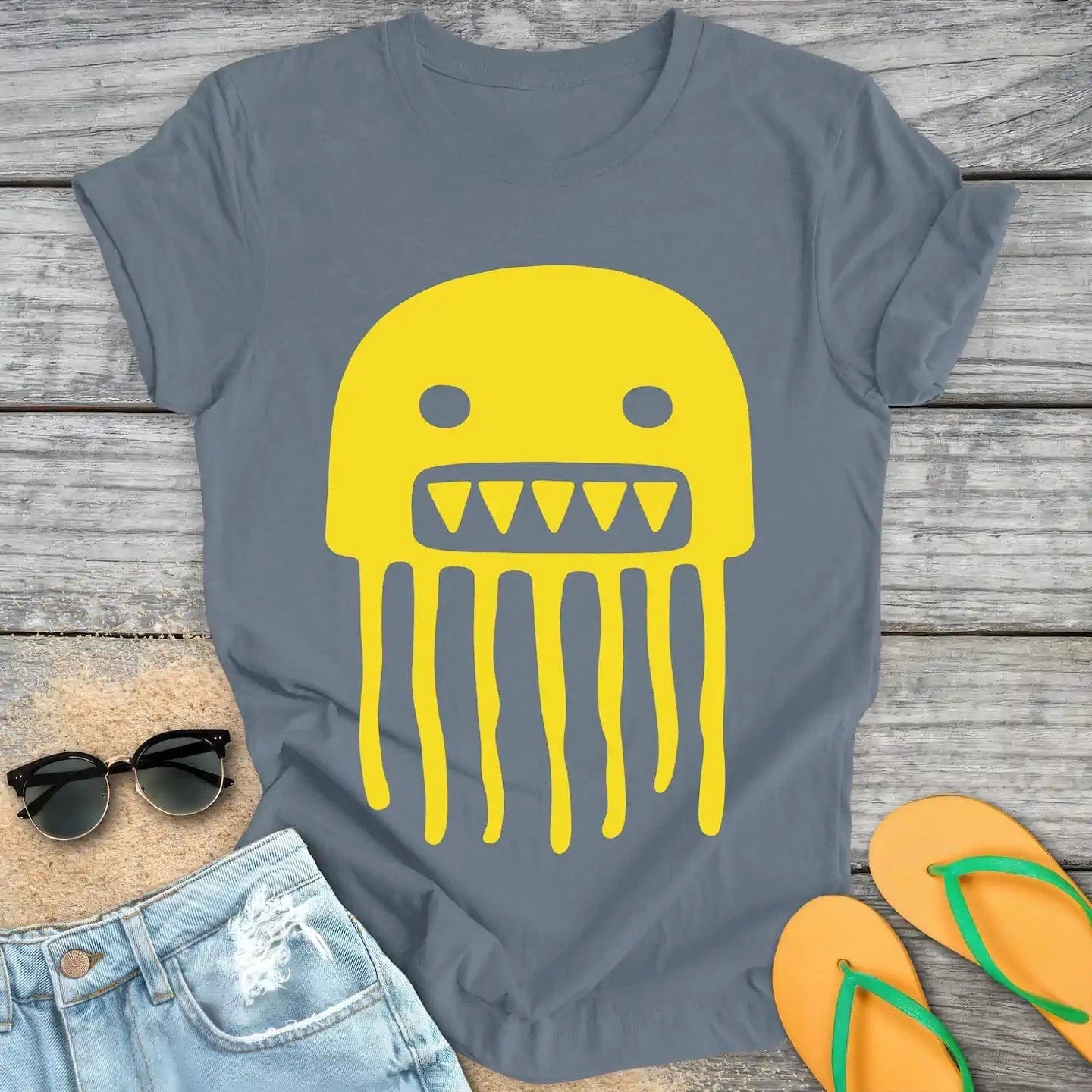 Handdrawn Ugly Jellyfish