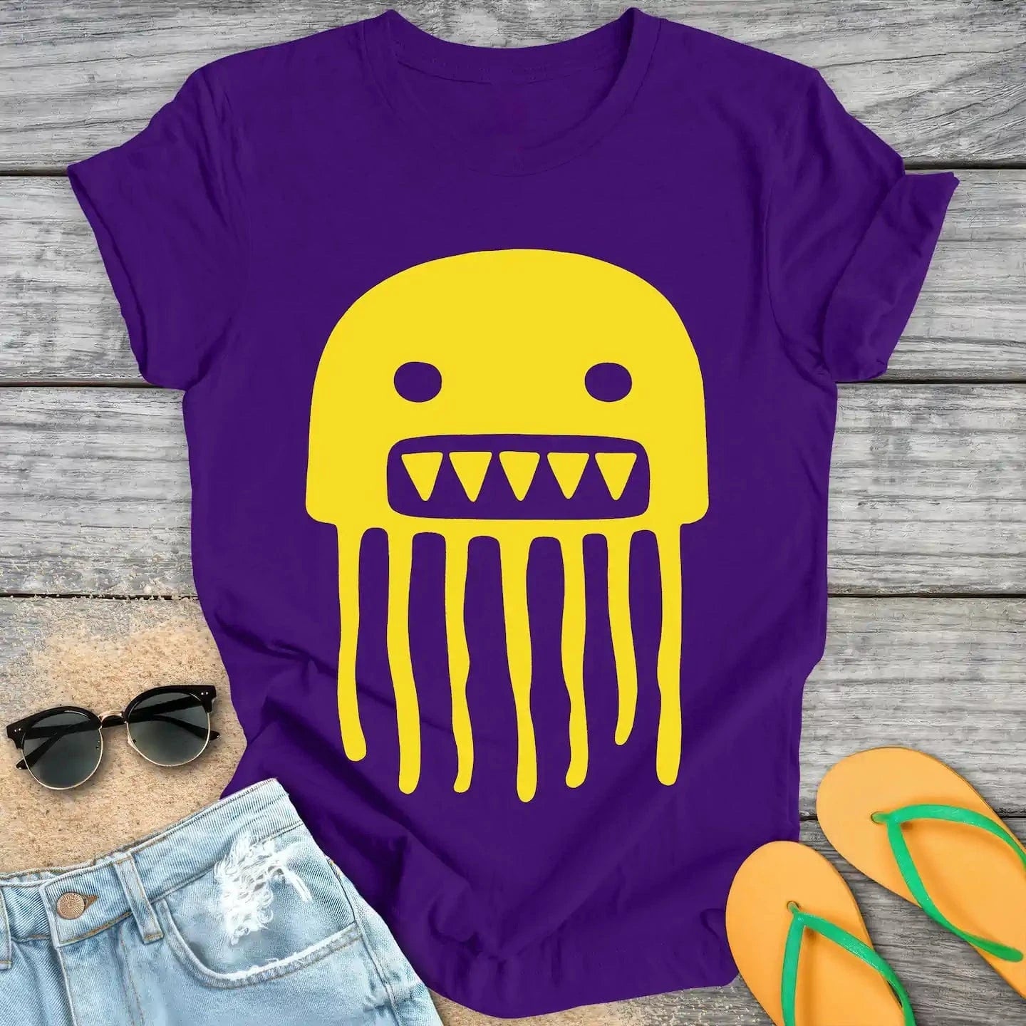 Handdrawn Ugly Jellyfish