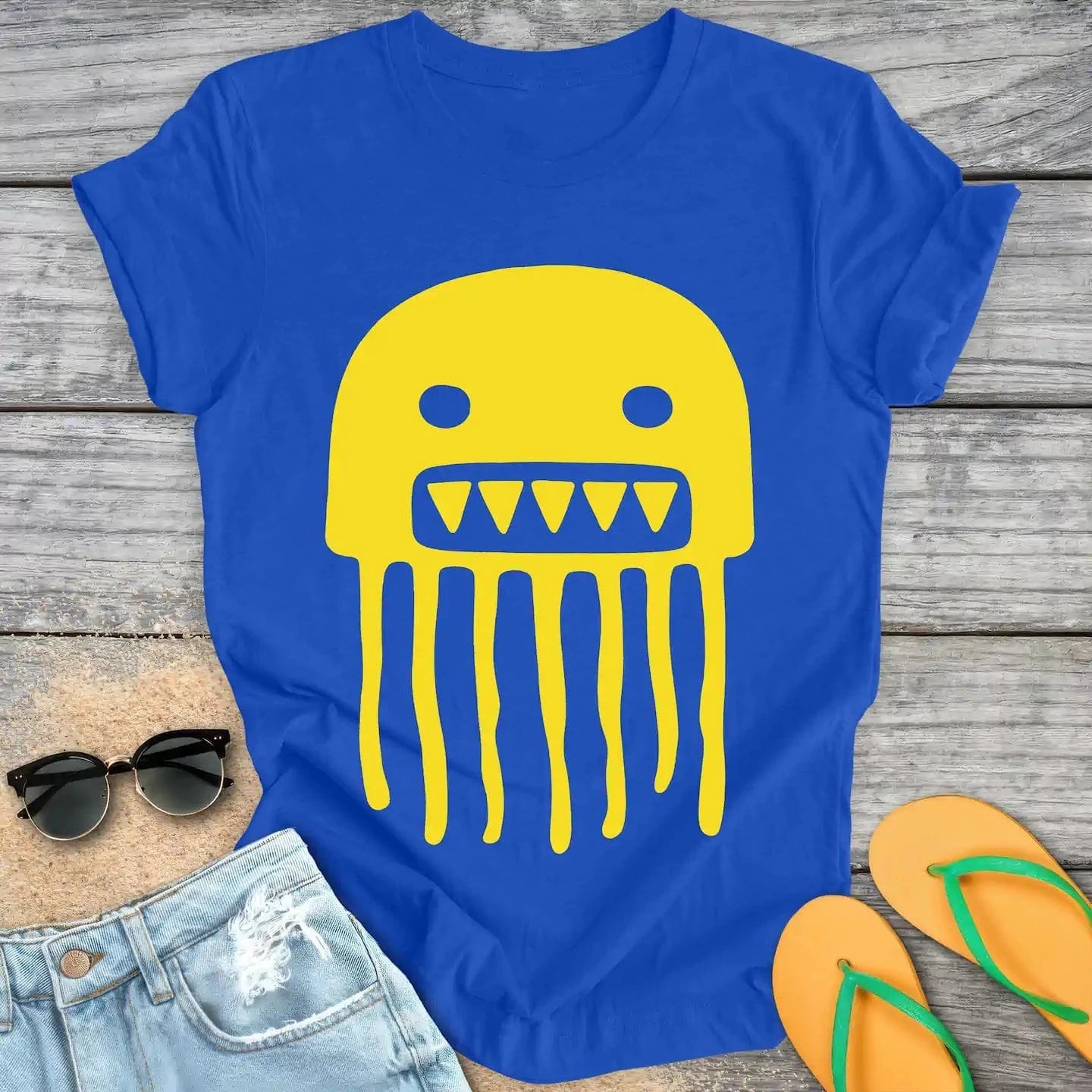 Handdrawn Ugly Jellyfish
