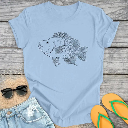 Bumphead Parrotfish Illustration