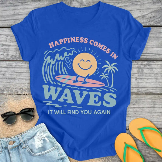 Happiness Comes in Waves