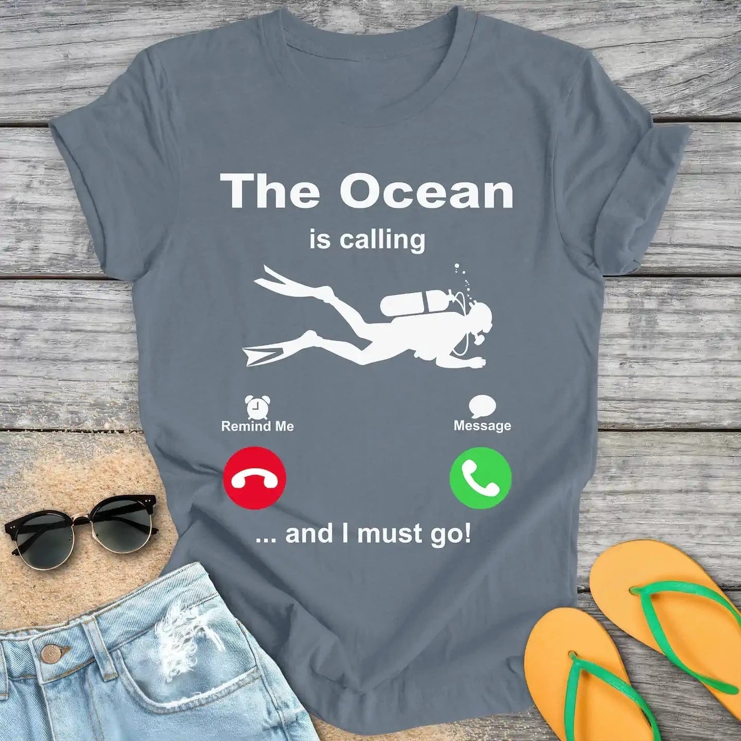 The Ocean Is Calling And I Must Go Scuba Diving