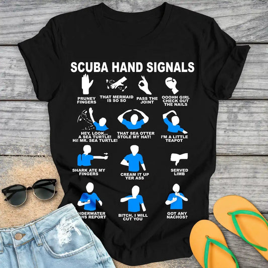 Scuba Diving Hand Signals Fun