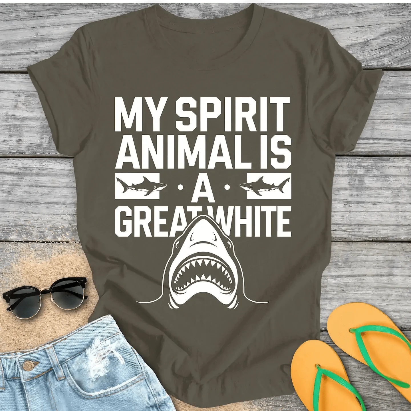 My Spirit Animal Is A Great White Shark