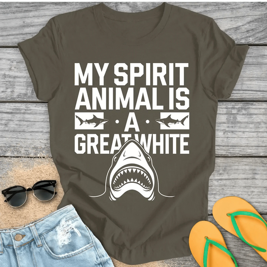 My Spirit Animal Is A Great White Shark