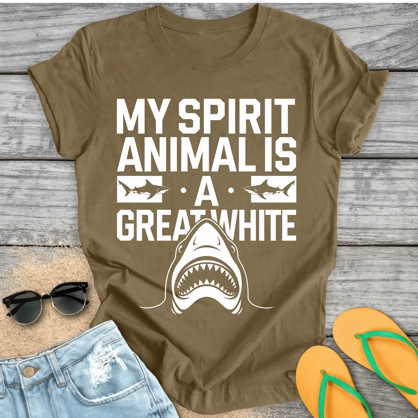 My Spirit Animal Is A Great White Shark