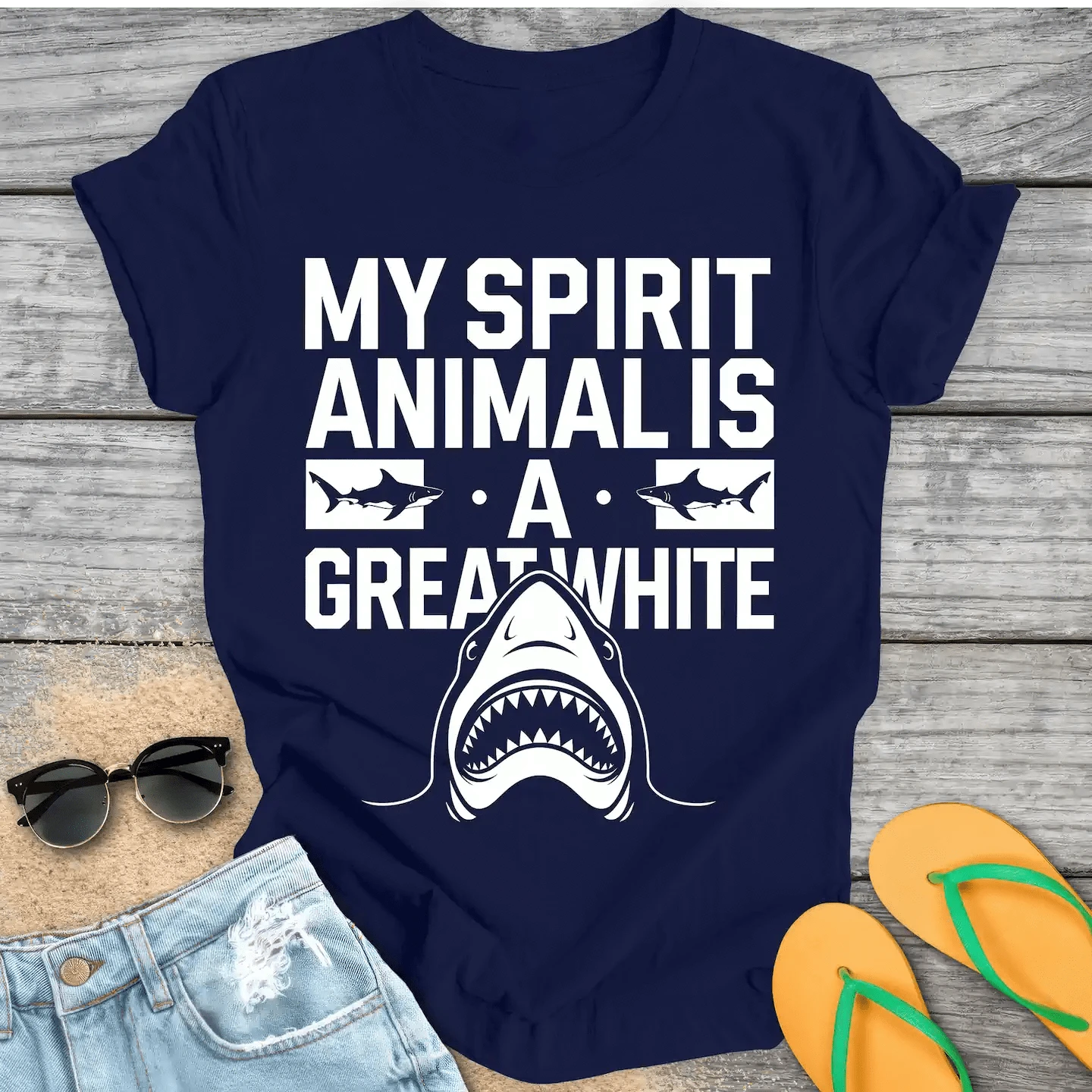My Spirit Animal Is A Great White Shark