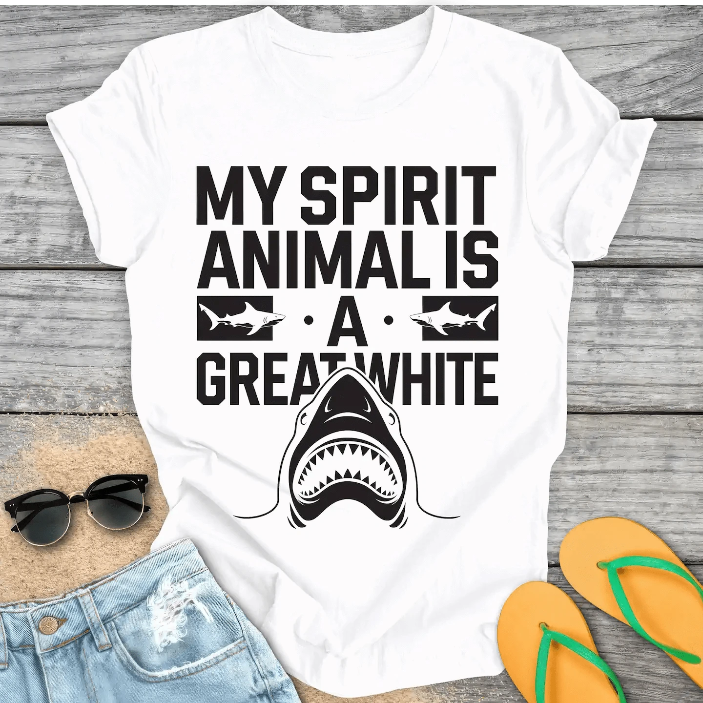 My Spirit Animal Is A Great White Shark