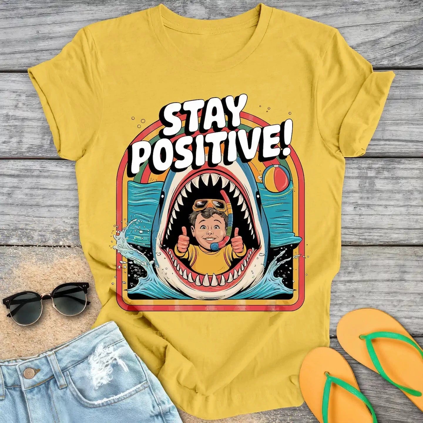 Stay Positive Shark