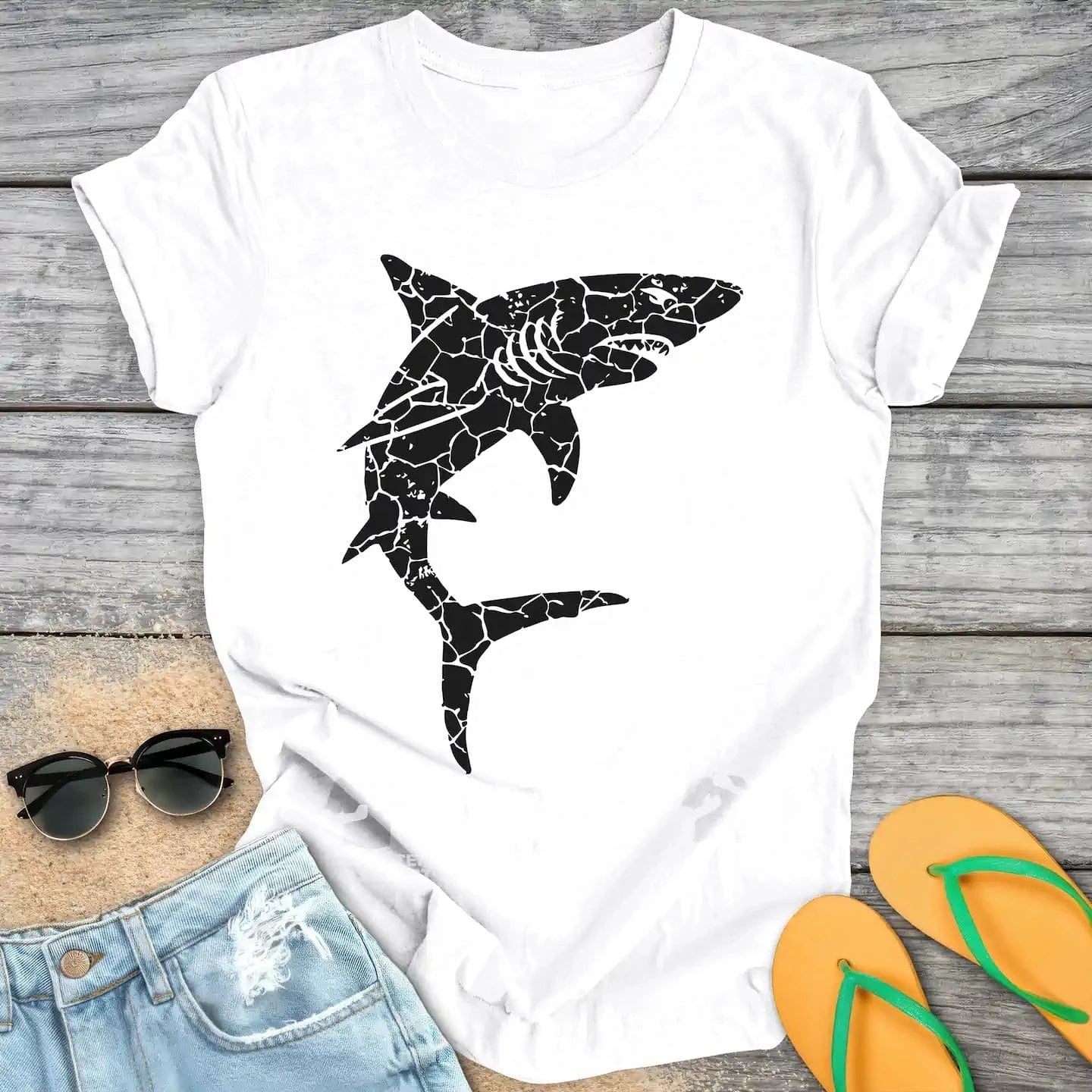 Cracked Texture Shark