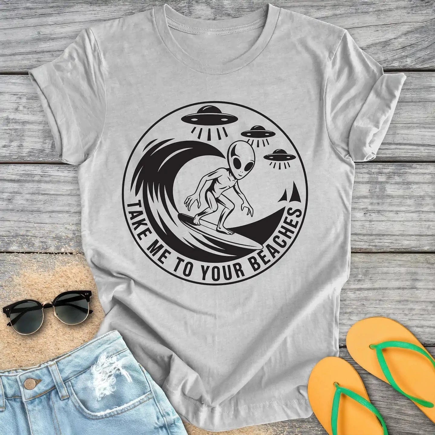 Surfing Alien