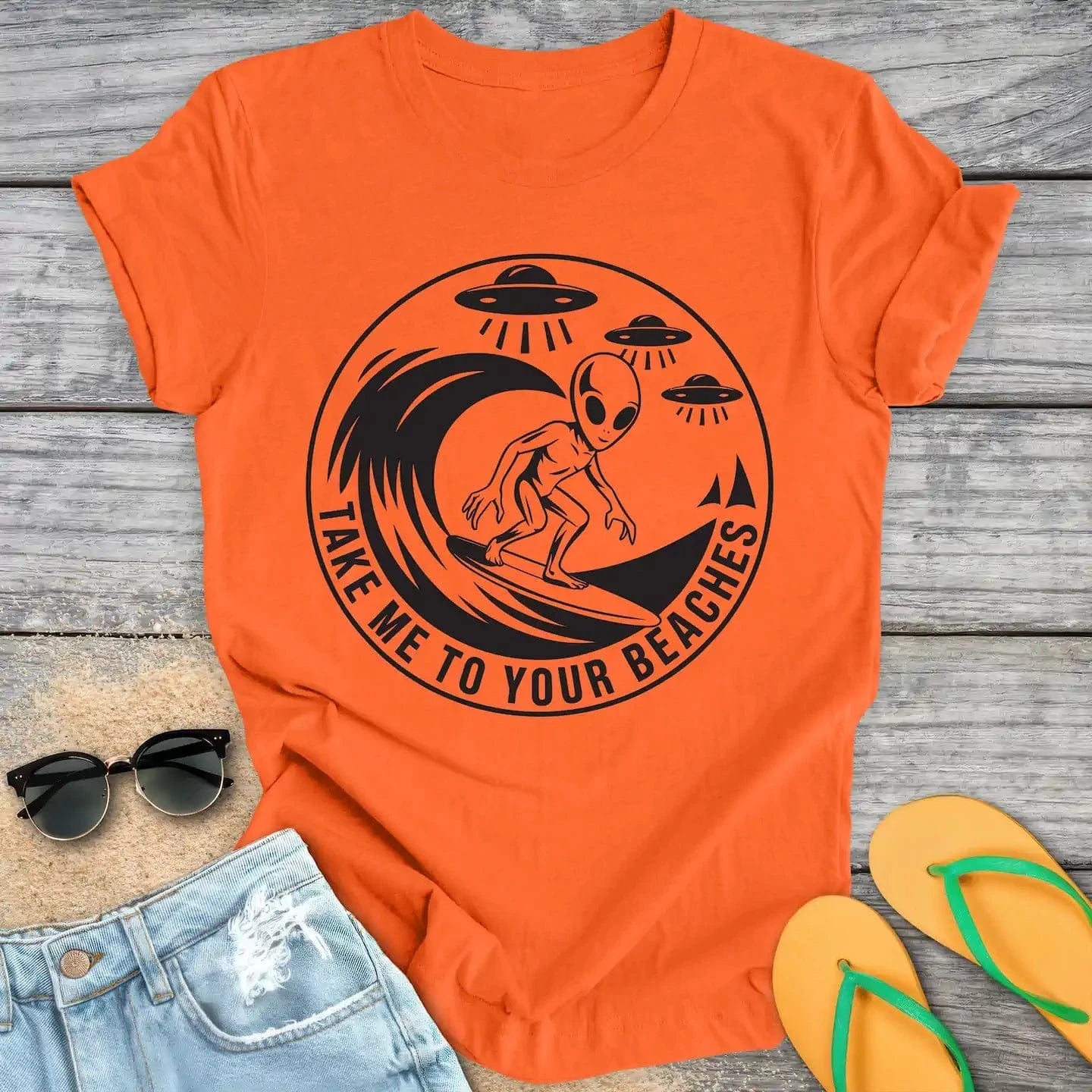 Surfing Alien