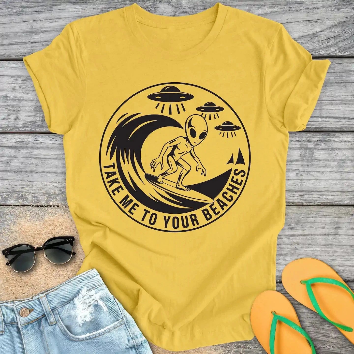 Surfing Alien