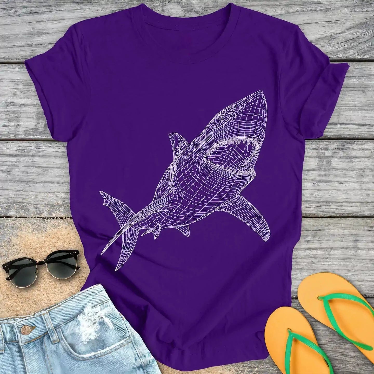 Wireframe Shark