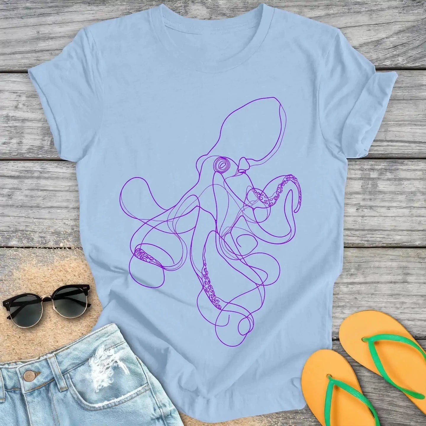 Octopus Line Drawing