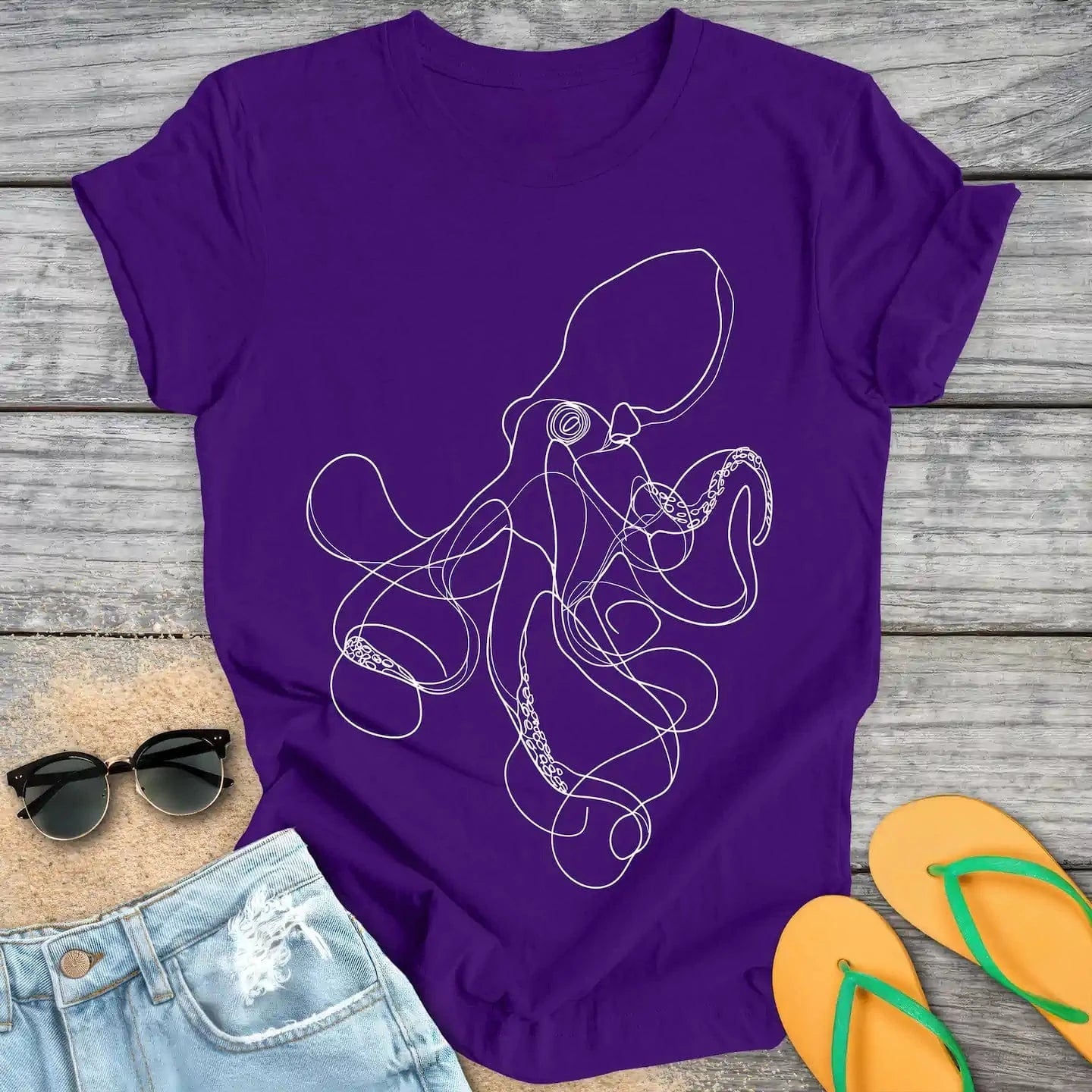Octopus Line Drawing